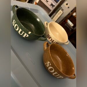 2 Vintage Soup Bowls
